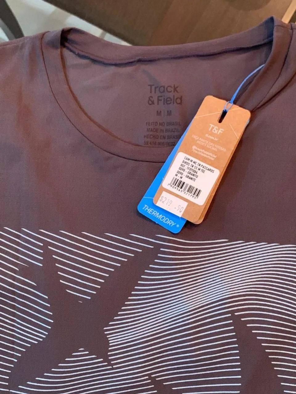 Camiseta Track Field tam M - Foto 2