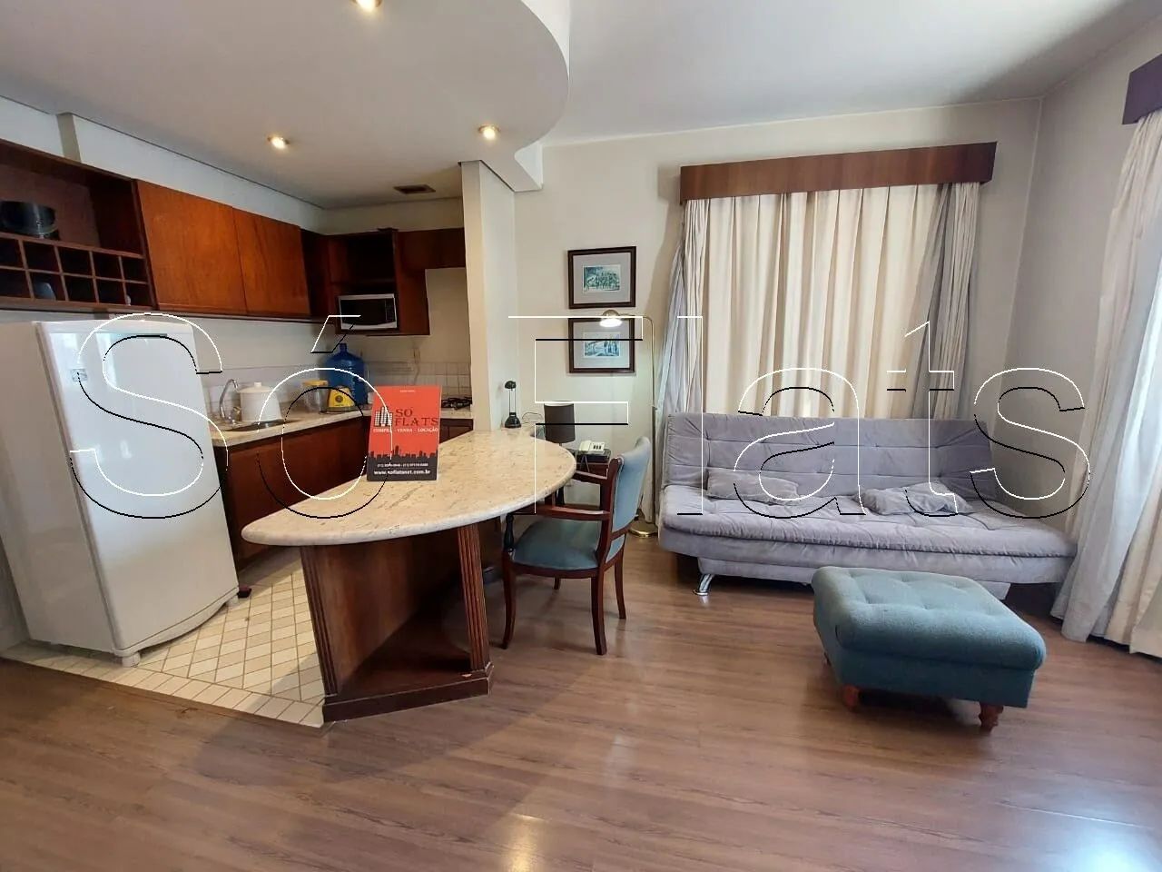 Studio para locação com 1 dormitório e próximo da Av. das Nações Unidas. - Foto 2