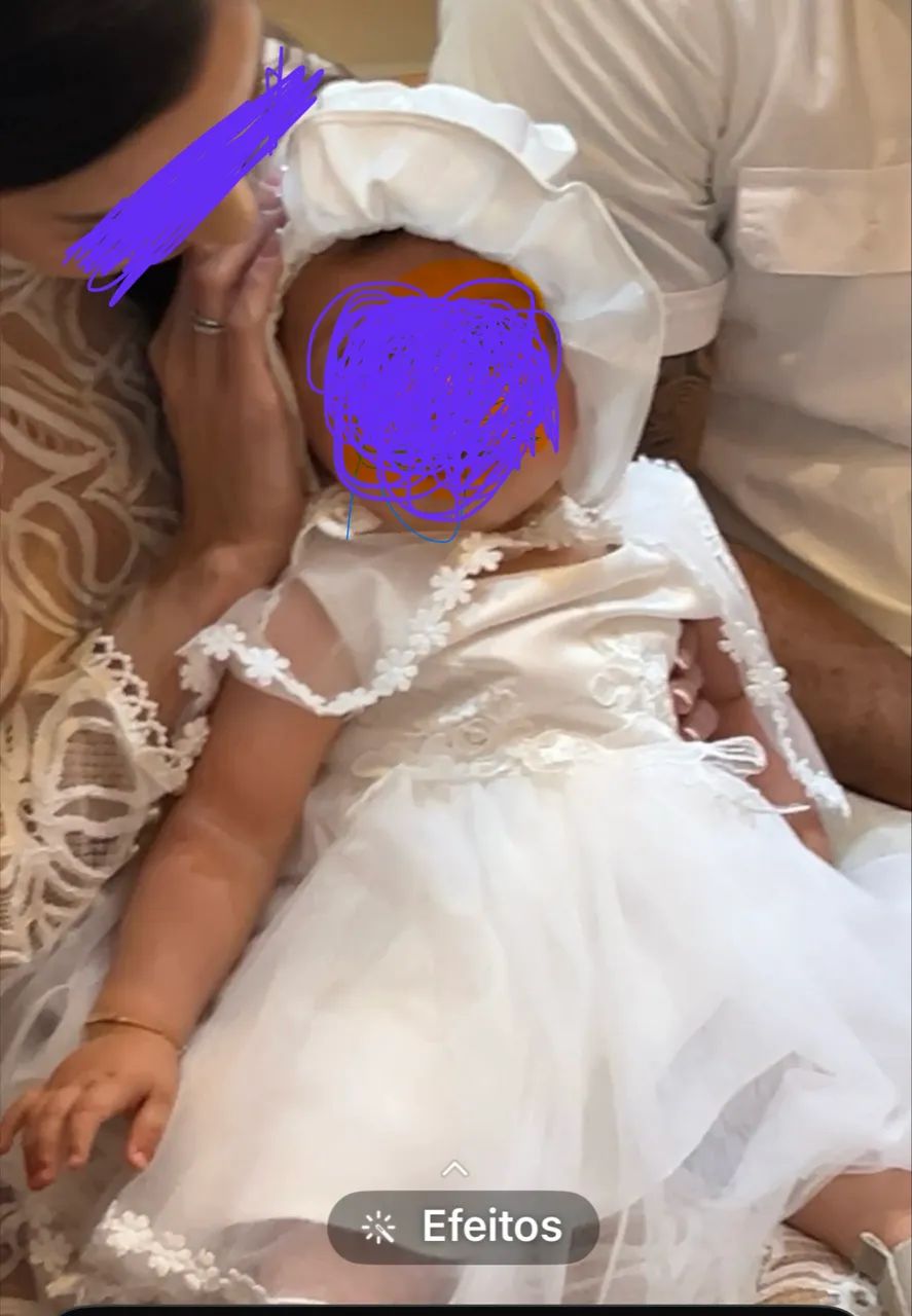 Vestido batizado para bebê  - Foto 3