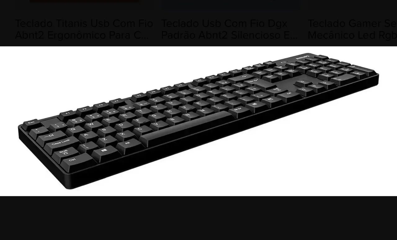 Teclado Philips Sem Fio  - Foto 2