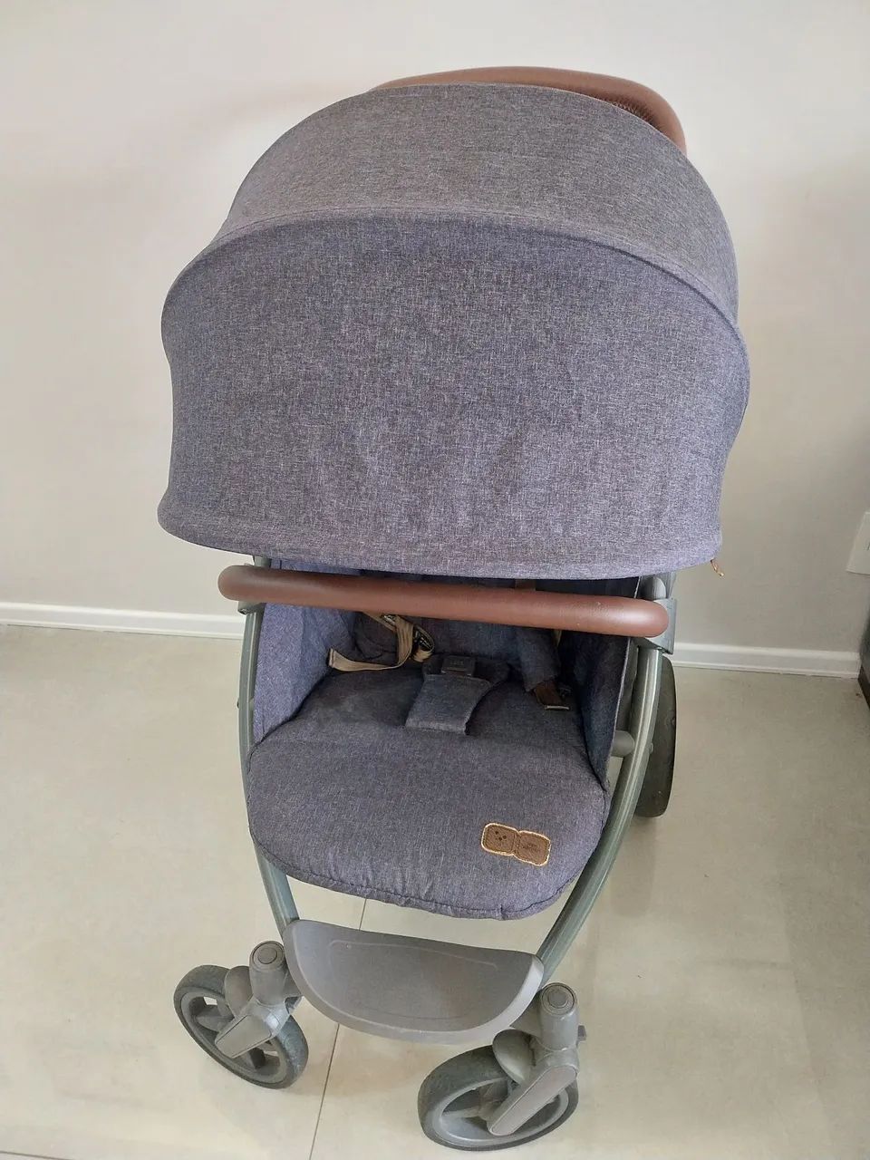 Carrinho de bebê + bebê Conforto ABC Desing Avito - Foto 4