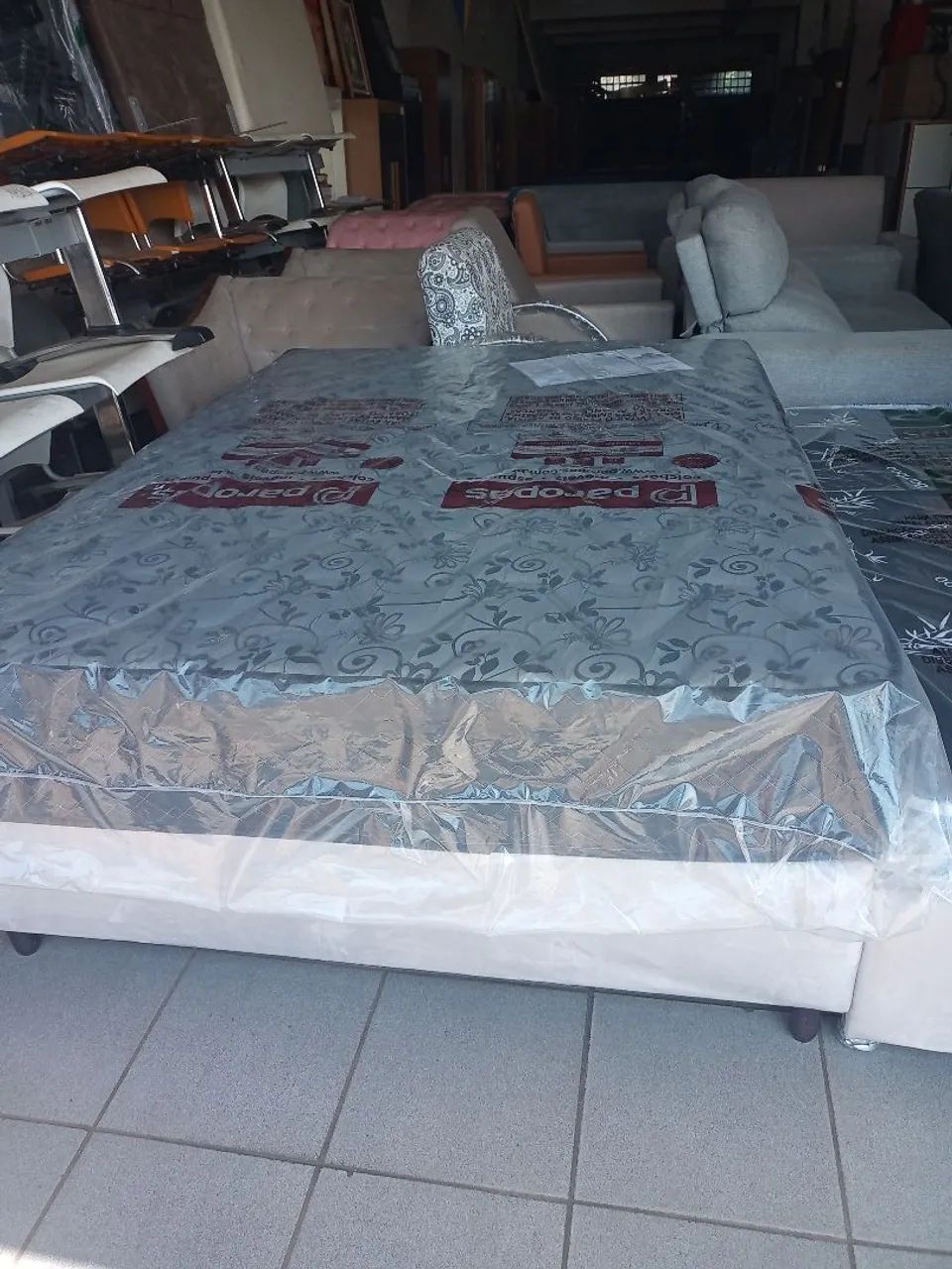 Nova cama box casal molas ensacadas 27cm 