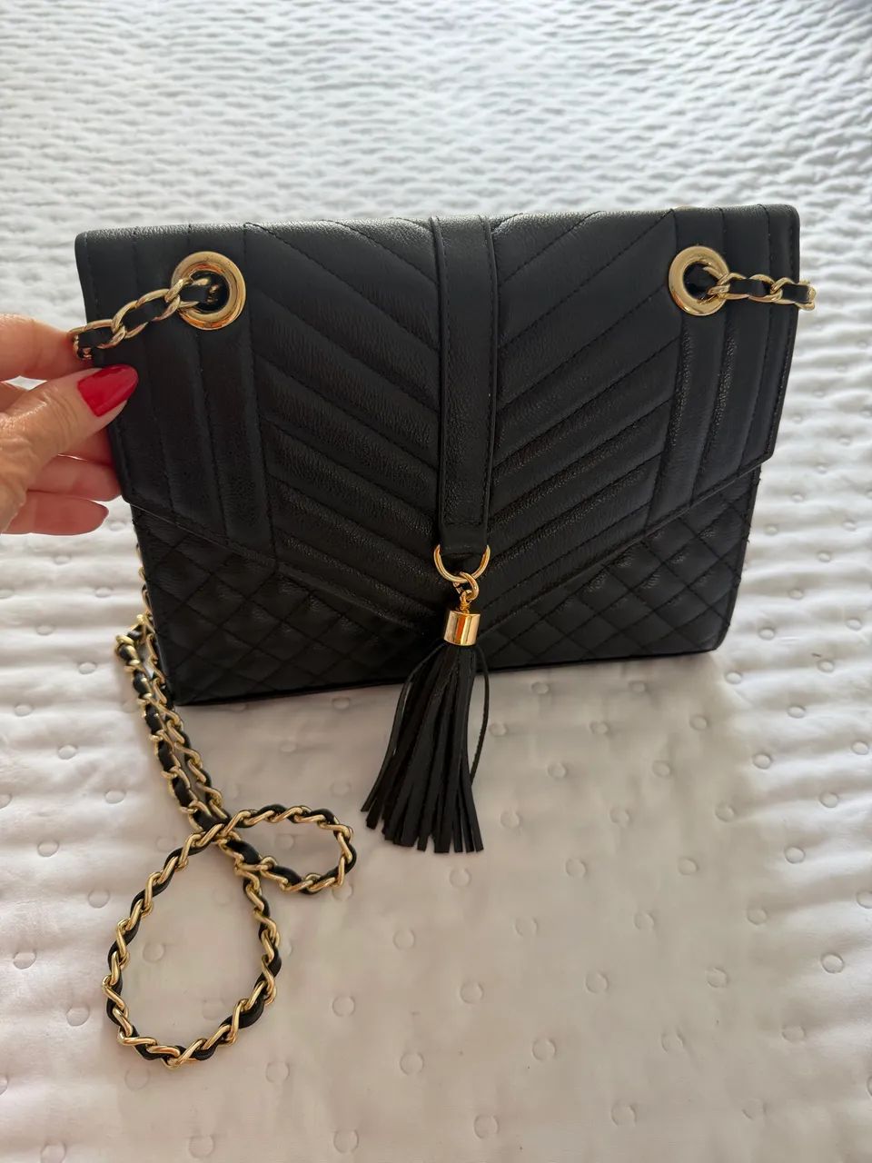 Bolsa alça corrente Constance