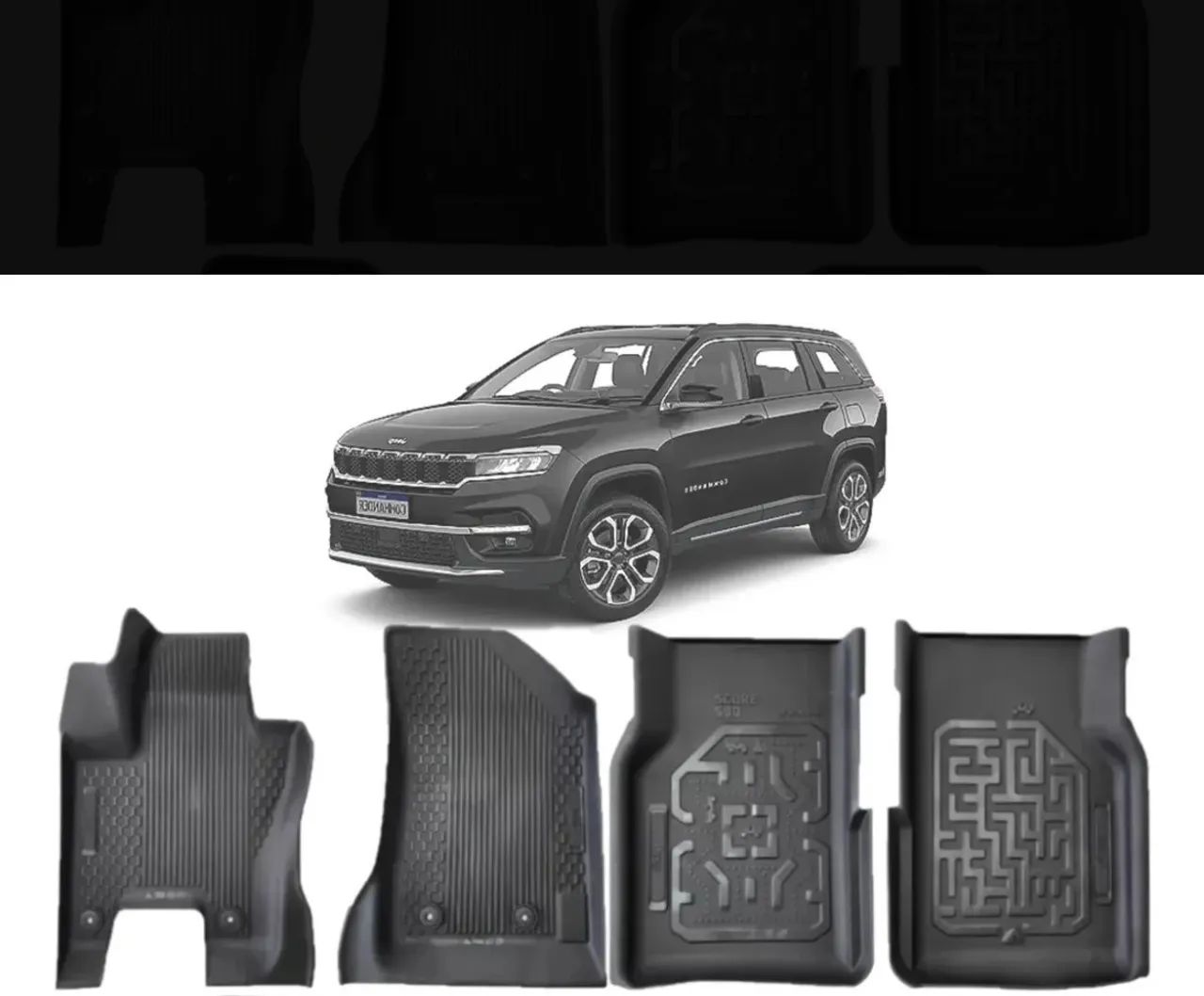 Kit Tapetes Com Bordas Elevadas Para Commander