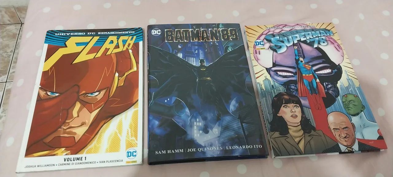 Lote HQs - Batman, Superman, Flash *Ler Descrição 