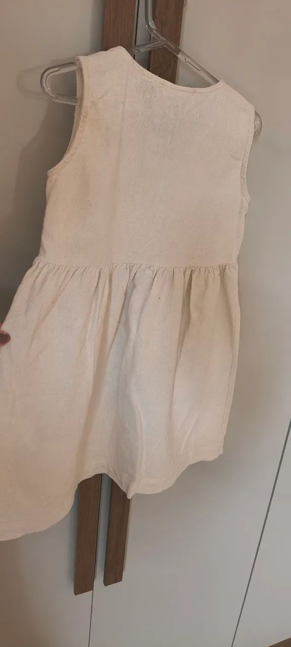 Vestido Infantil Linho  - Foto 2