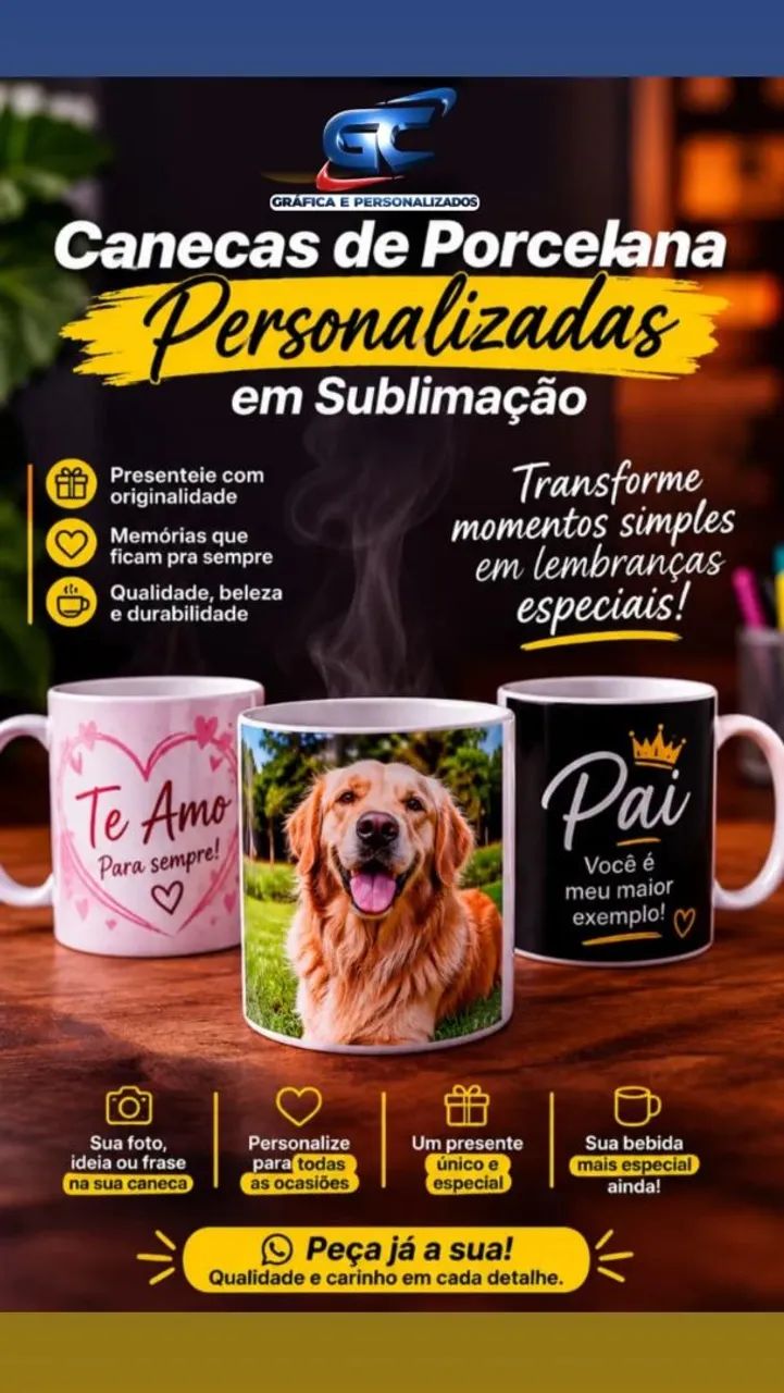 Canecas personalizadas