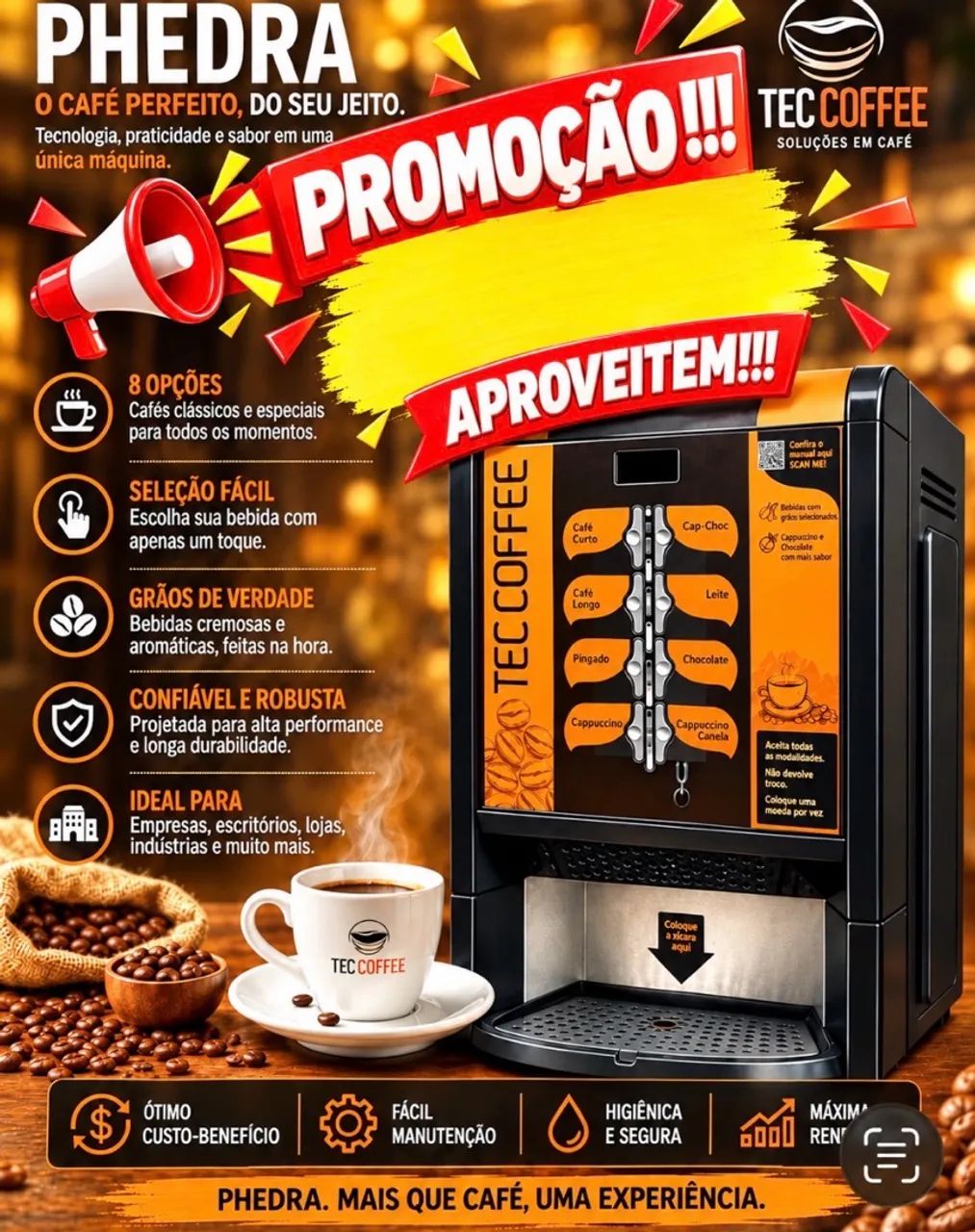 Phedra - Máquina de Café.