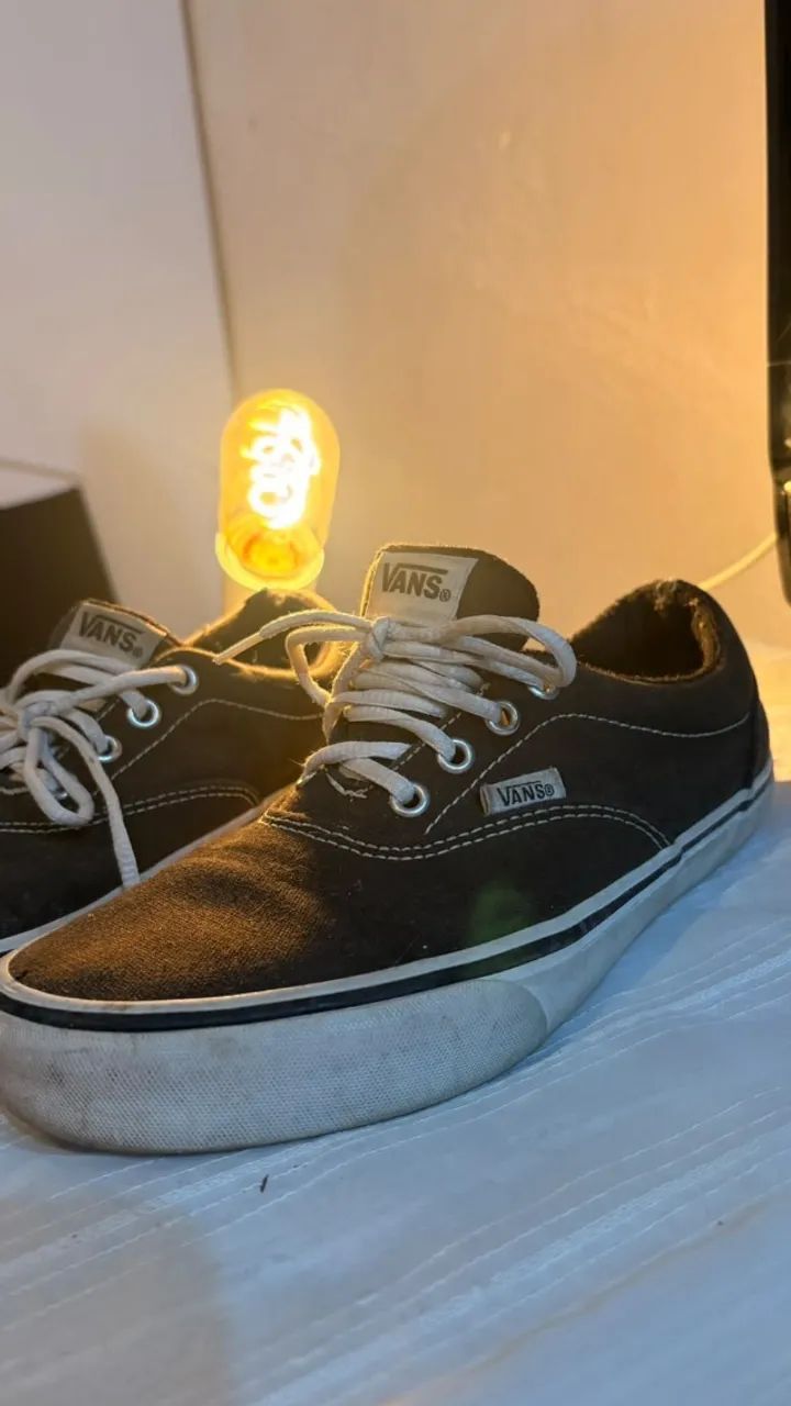 Tênis Vans Original Preto e Branco - Nº 36 - Usado - Foto 3