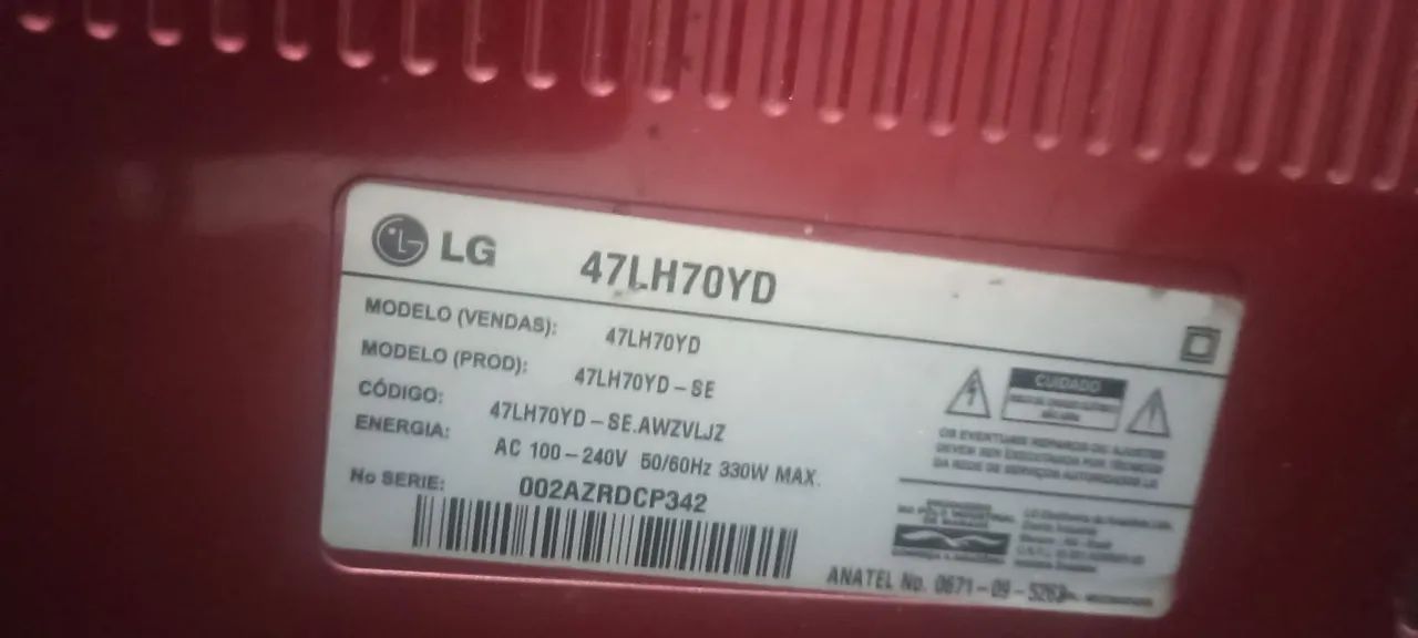 Tv 47 LG com defeito não esta quebrada avalio propostas. - Foto 2