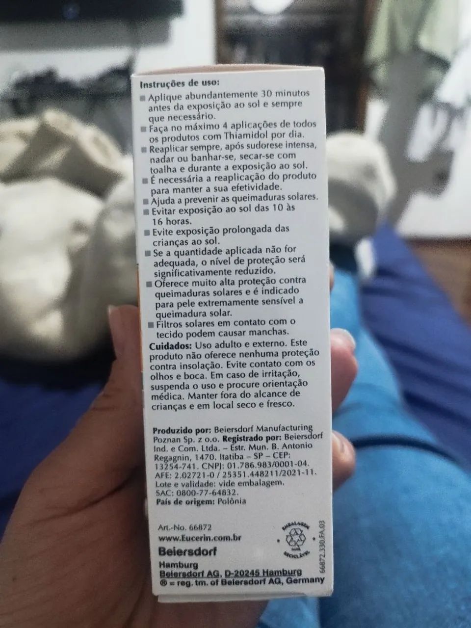 Protetor solar FPS 70 Eucerin  - Foto 2