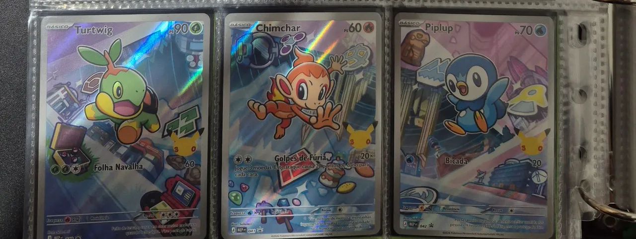 6 cartas porkemon iniciais TCG - Foto 3