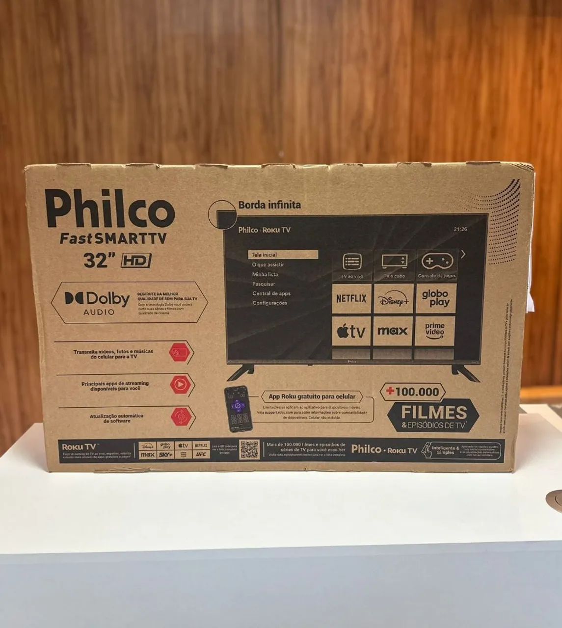 SMART TV PHILCO 32 POLEGADAS LACRADA 