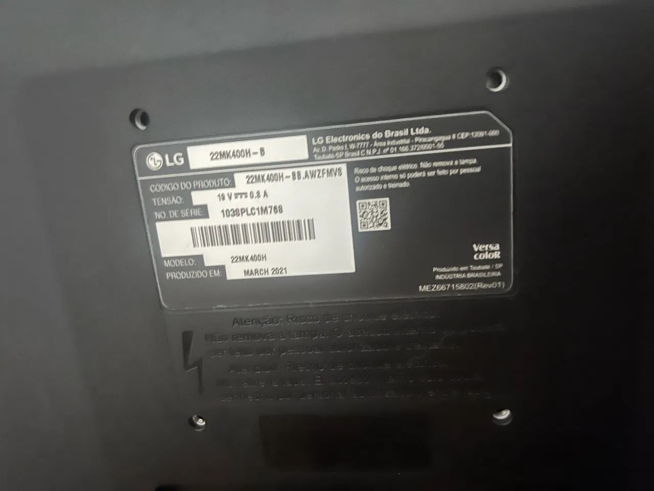 Vendo monitor LG 75hz 21,5 polegadas  - Foto 3