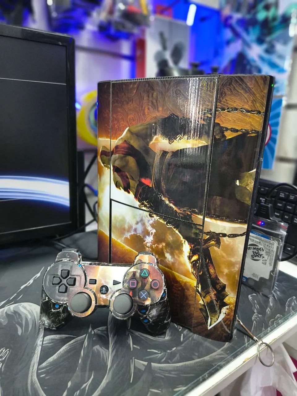 Ps3 Super Slim 1tb D-E-S-B-L-O-Q-U-E-A-D-O entrega grátis e jogos   - Foto 3