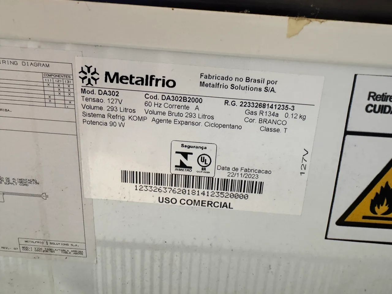 Freezer Metalfrio 293L - Foto 4