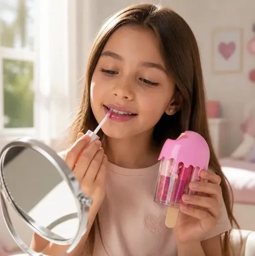 Lip Gloss Infantil Picolé  Brilho Labial - Foto 2
