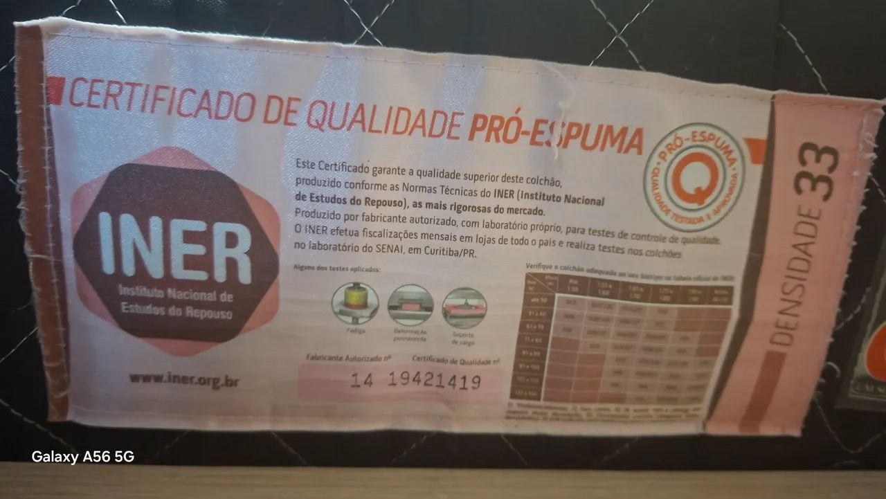Colchão castor e cama fixa - Foto 4