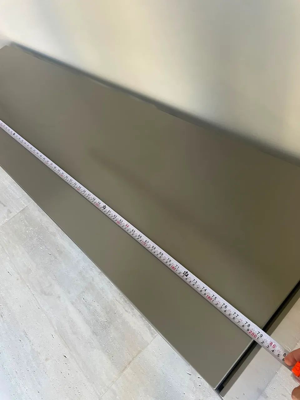 Buffet em estrutura metálica e mdf laqueado - 2 metros  - Foto 3