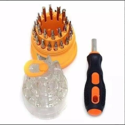 Kit Chave De Fenda 31 Peças Philips Torx Celular Relógio - Foto 3
