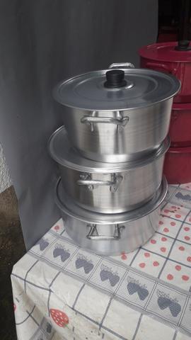 Panela de alumínio 3 peças promoção - Foto 4