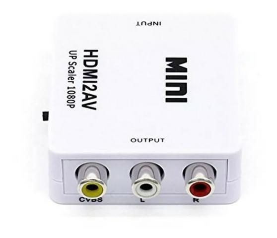 Mini Adaptador Conversor De Hdmi Para Rca Video Composto Av - Foto 2