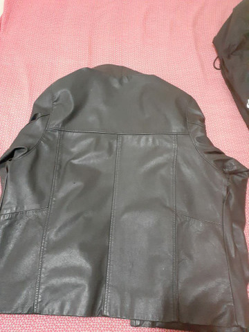 jaqueta de couro barata