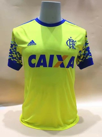 Camisa Do Flamengo Amarela 1°Linha Excelente Qualidade Tamanho M