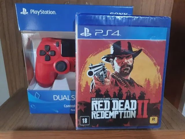 Jogo Red Dead Redemption 2 ps4 midia fisica lacrado