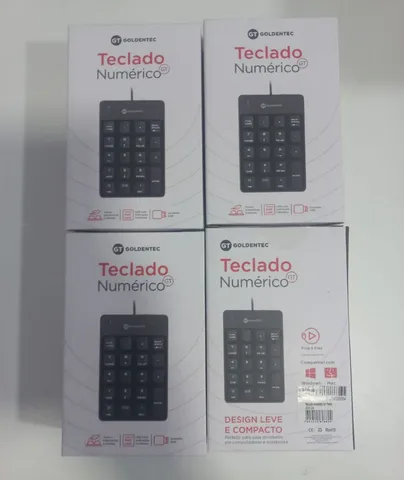 Teclado numérico pequeno, 2.4ghz, sem fio, número, teclado numérico, usado  para contadores, laptops, laptops e