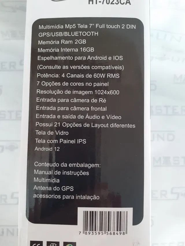 Multimídia.  H-TECH. HT7023CA. Com: 2 usb, gps, carpley e android, espelhamento.  - Foto 4