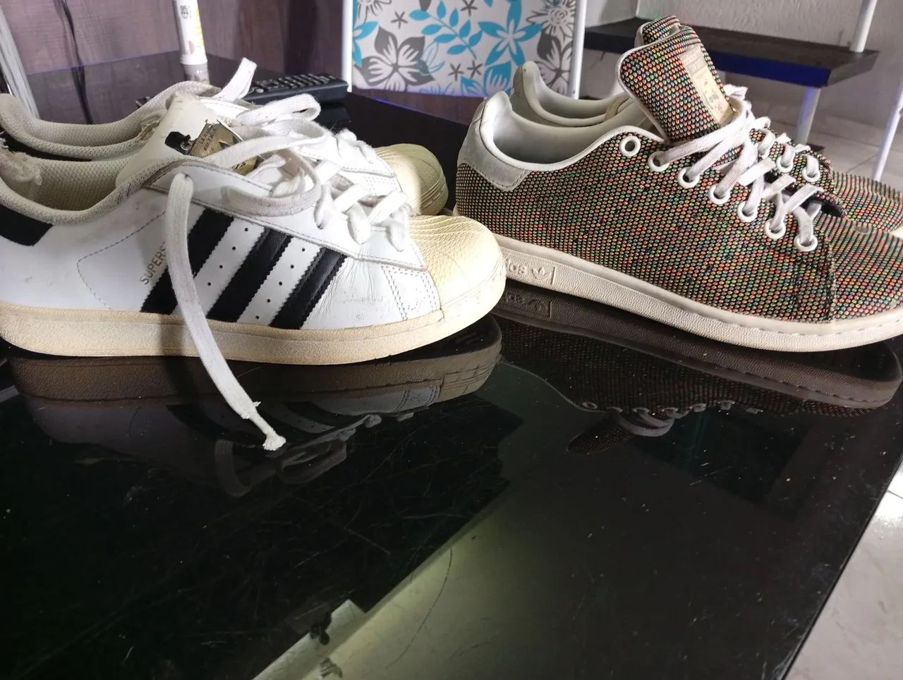 Tênis Adidas Stan Smith Colorida , e umadisas superstars 36 os dois - Foto 3