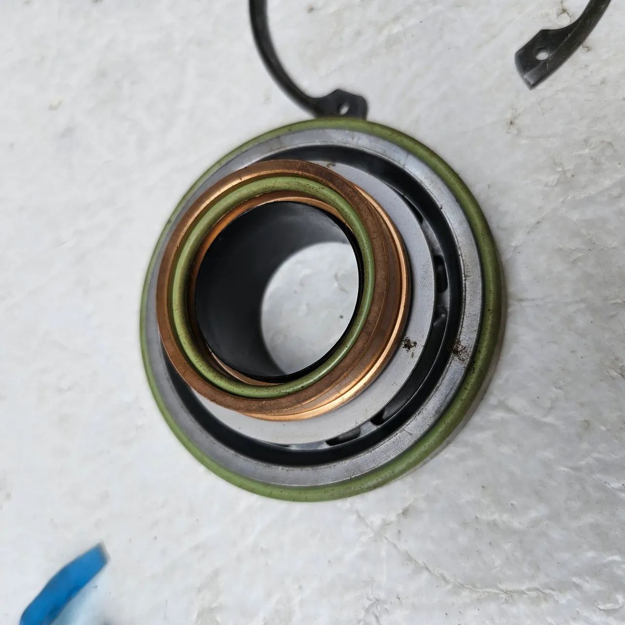 Kit vedação eixo bomba hidraulica S20 S21 S22 danfoss 9510189 - Foto 3