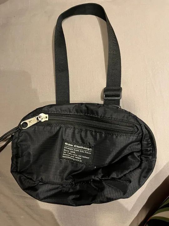 Bolsa de Ombro Preta Baw Clothing