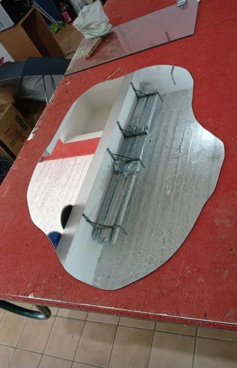 Espelho porta retrato base de bolo  - Foto 5