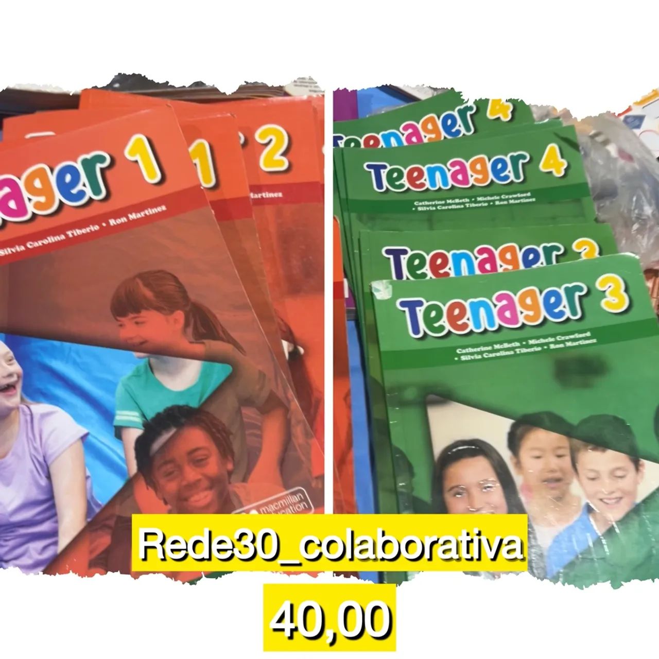 Livros Teenager - Inglês - 1, 2, 3 e 4 - Macmillan