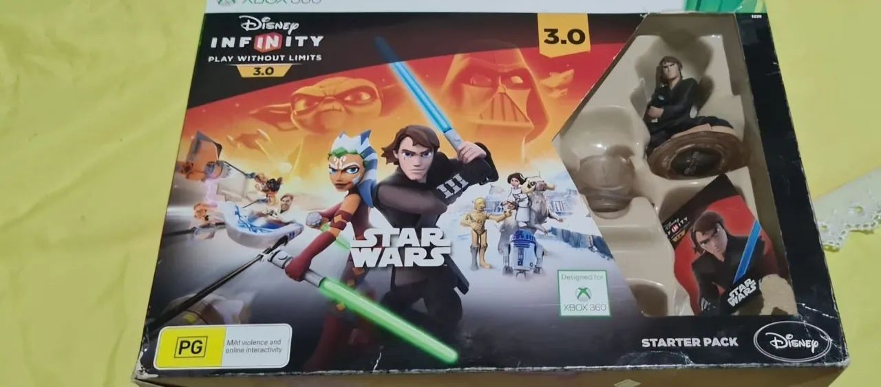 DISNEY INFINITY 3.0 COM CAIXA BASE MUNDO BONECO  JOGO