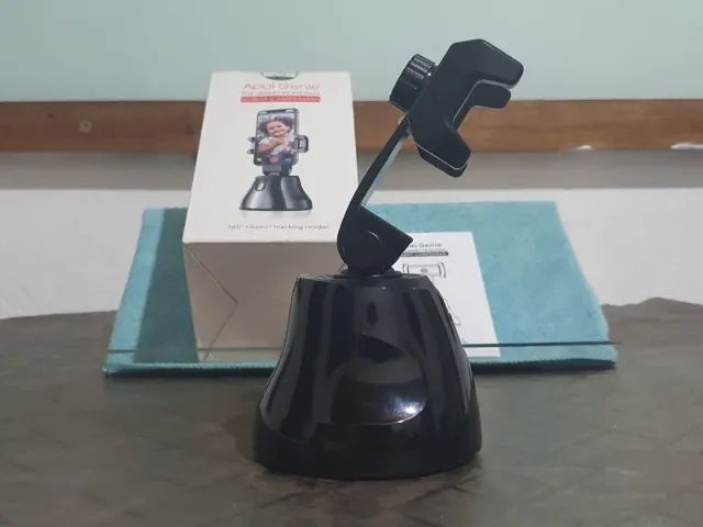 Suporte Mesa Celular Rastreador Facial 360°