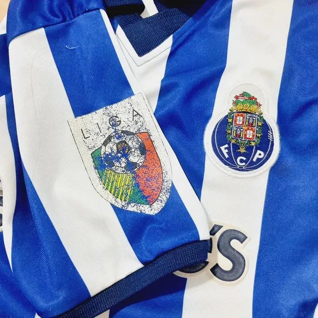 Camisa Porto Portugal Infantil Nike Futebol 2002 Revigres - Foto 2