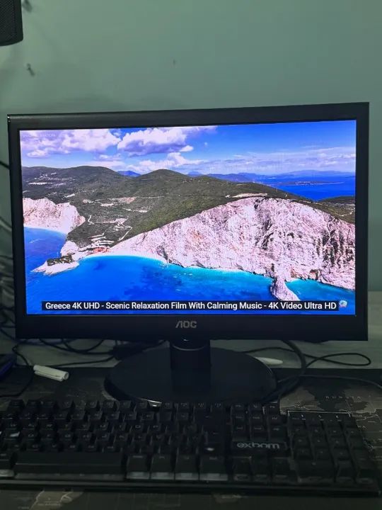 Monitor AOC Lcd 18,5 Polegadas E950sw  1366 x 768 - Foto 5