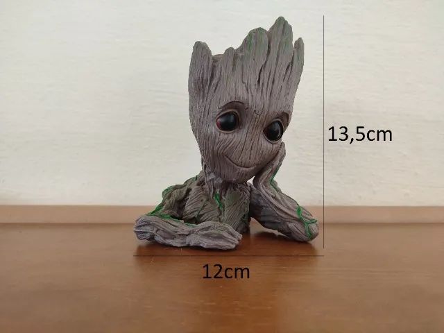 Groot - Vaso de Flores, Porta Objetos ou Decoração - 15cm - Foto 6