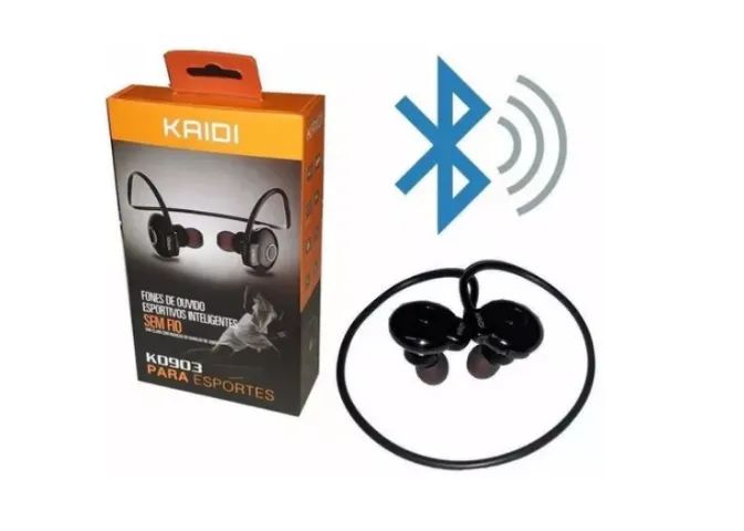 Fone Ouvido Sports Sem Fio Kaidi Kd-903 Bluetooth Orignal. Novo, lacrado. - Foto 3