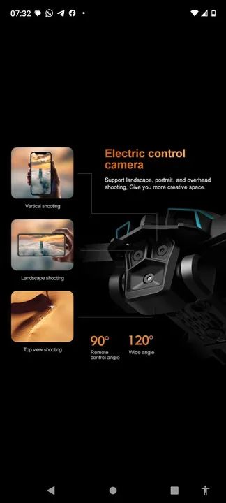 Drone K 12 MAX ,Com tela LCD Nova Versão 64308895508610124