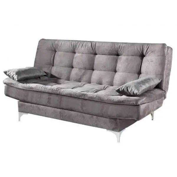 Sofá Cama Agatha Casal 3 Lugares com Encosto Reclinável - Foto 5