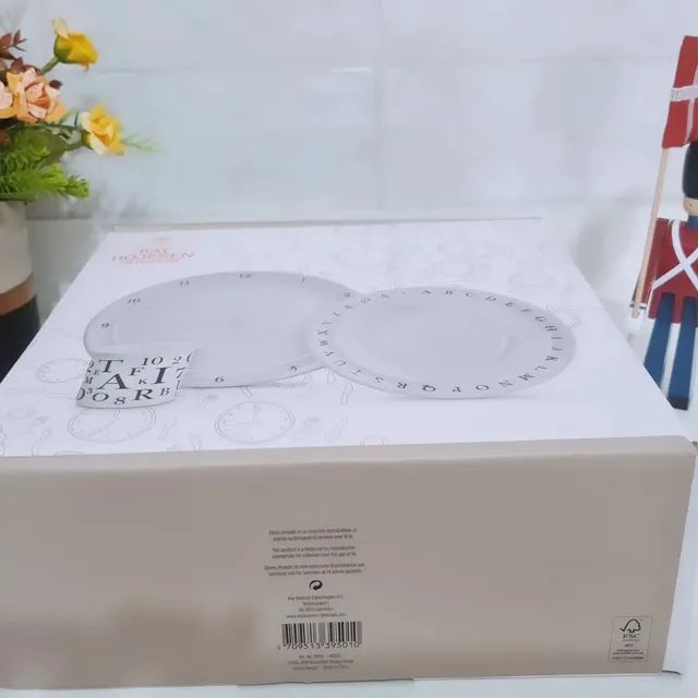 Conjunto alimentação para bebê de melanina dinamarquês