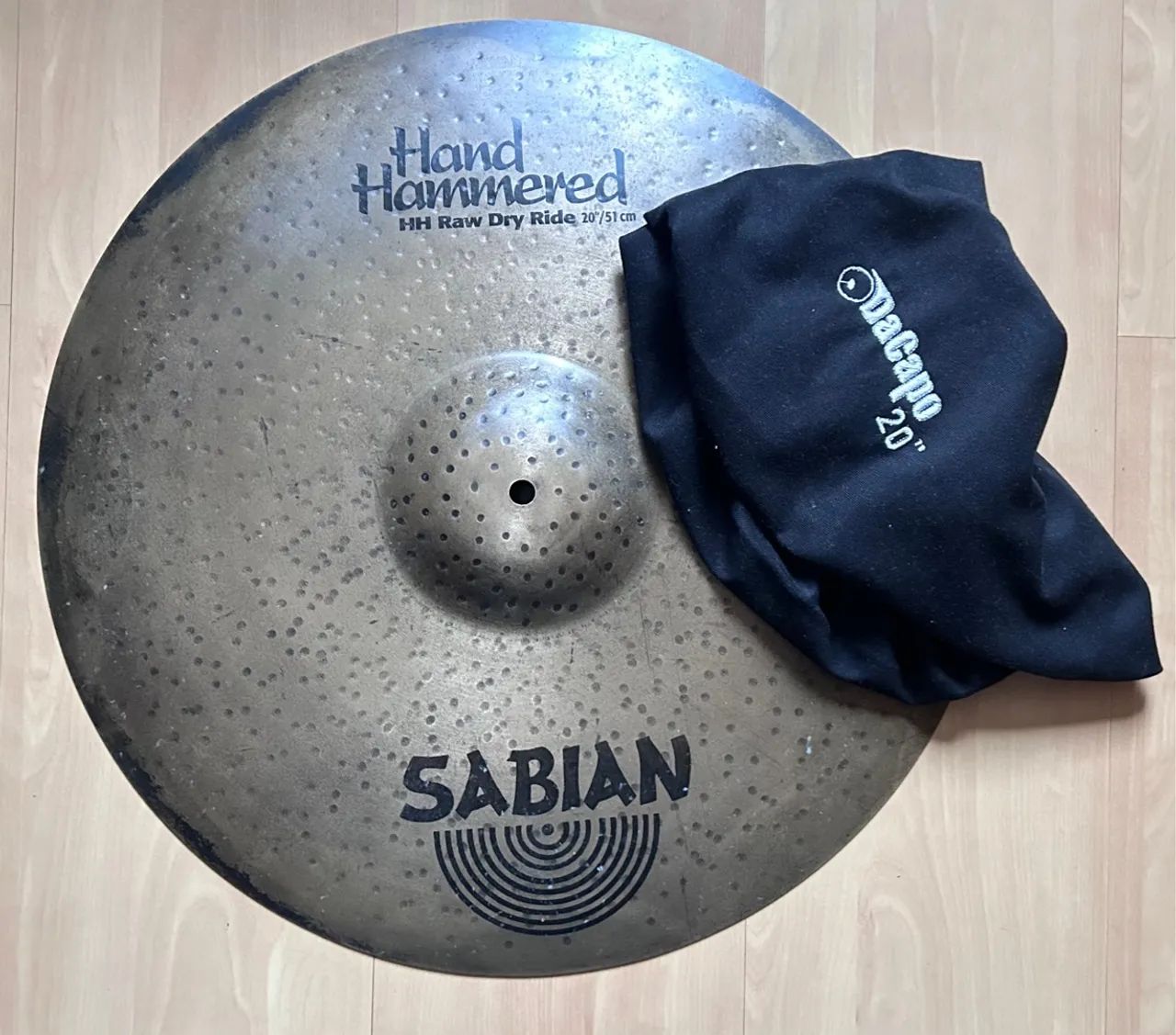 SABIAN Hand Hammered Flat Bell Ride 20 パーカッション・打楽器