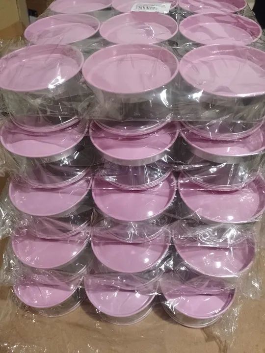 60  unidades Lata Acetato Baixa Rosa - Foto 4