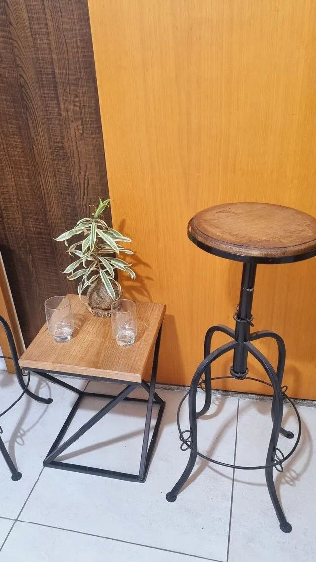 Banqueta Bistrô Versate Ajustável - Foto 3