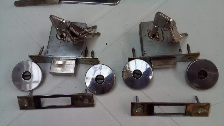 Fechadura Auxiliar Inox - Chave Tetra
