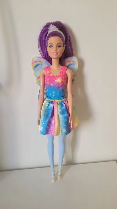 Barbie Dreamtopia - Boneca Fada Cabelo Roxo